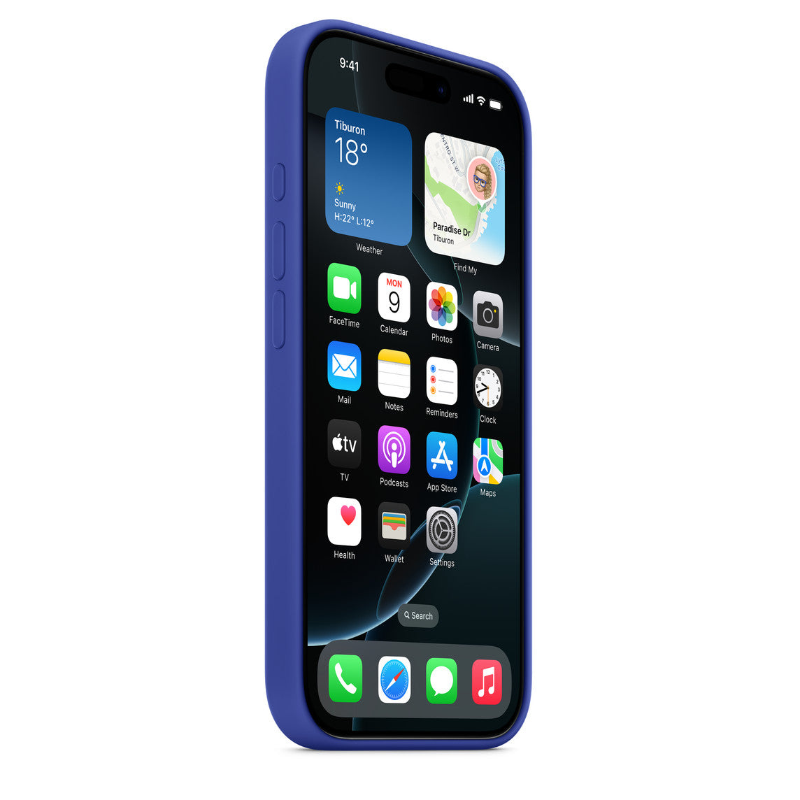 Coque en silicone Bleu